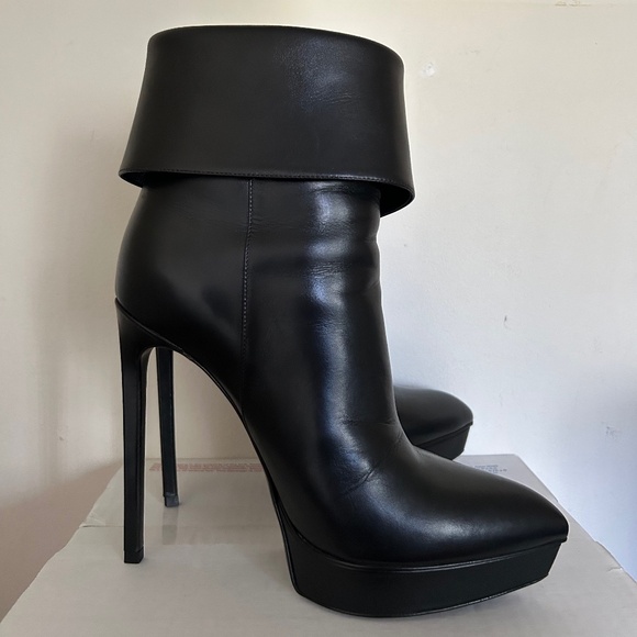 Saint Laurent | JANIS 80mm | Seta Calf Nero | 38 - Picture 13 of 13